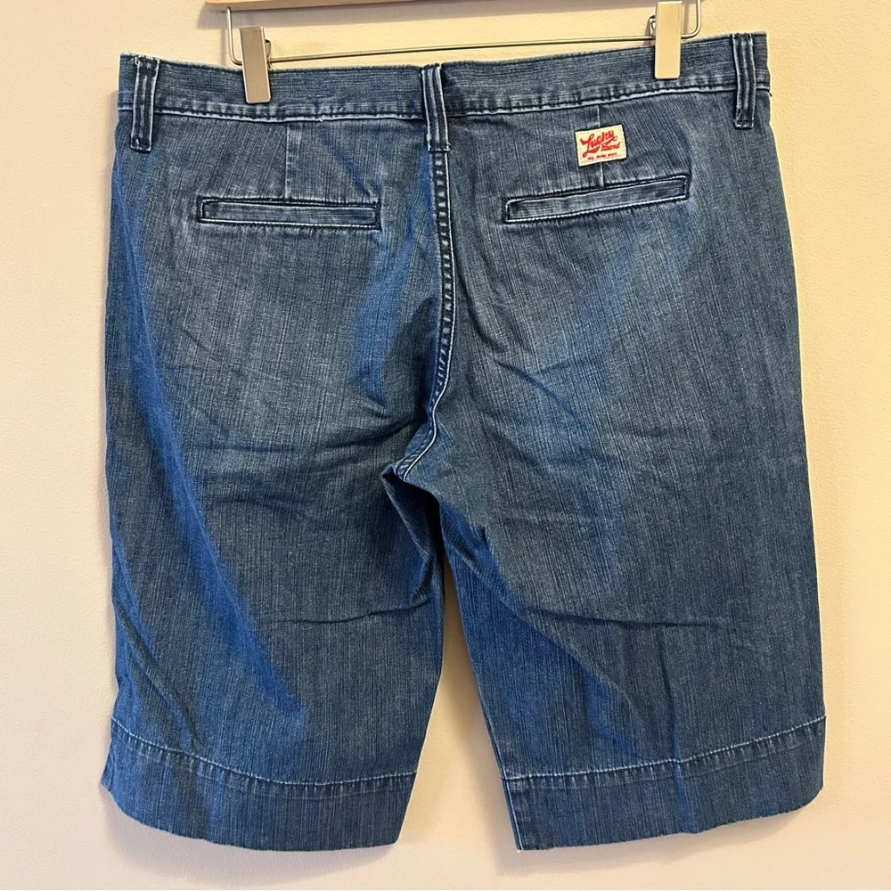 Lucky Brand Blue Denim Bermuda Shorts